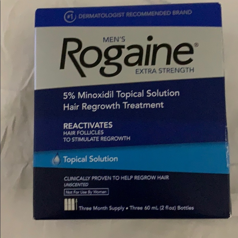 Rogaine 5% Minoxidil Topically Solution